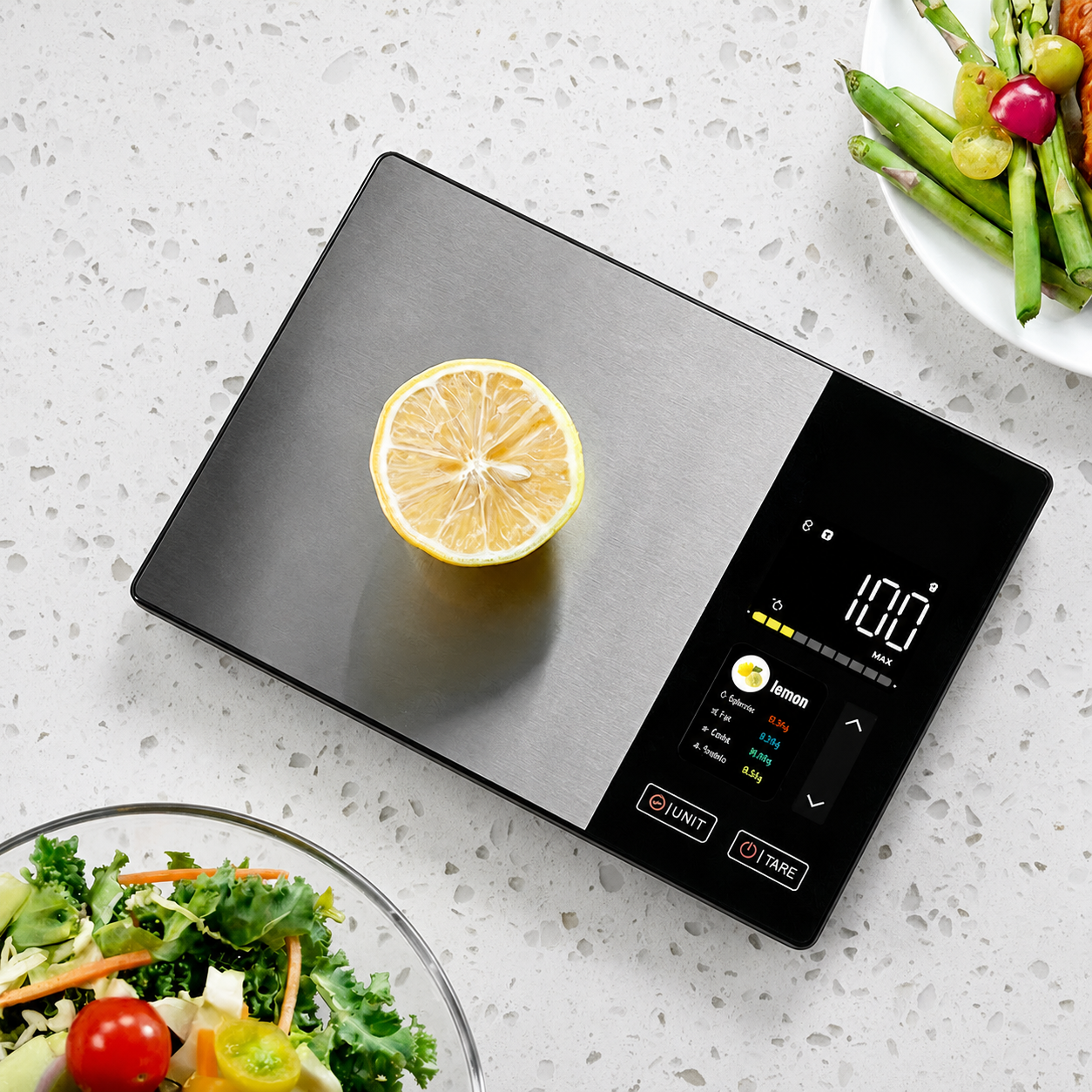 Stainless Steel Smart Kitchen Scale