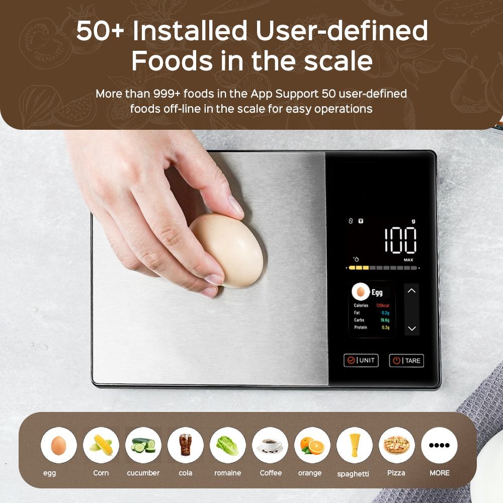 Stainless Steel Smart Kitchen Scale